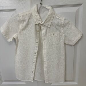 Janie and Jack white button up size 6 never worn